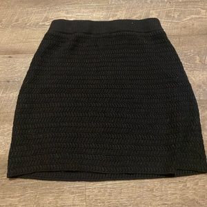 House of Harlow Knit Black Skirt